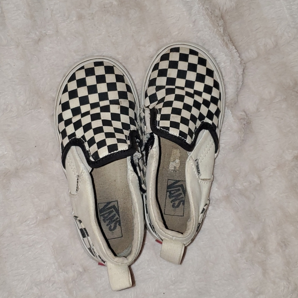 Toddler Checkered Vans